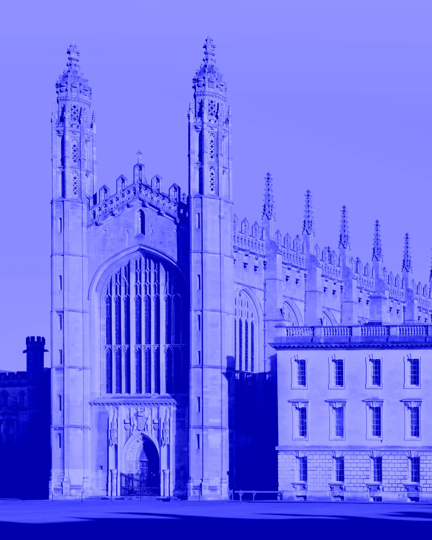 King’s College Chapel and neighbouring architecture in Cambridge